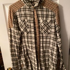 Free people plaid shirt